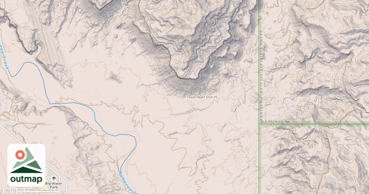 Map of Texas Heart Shot