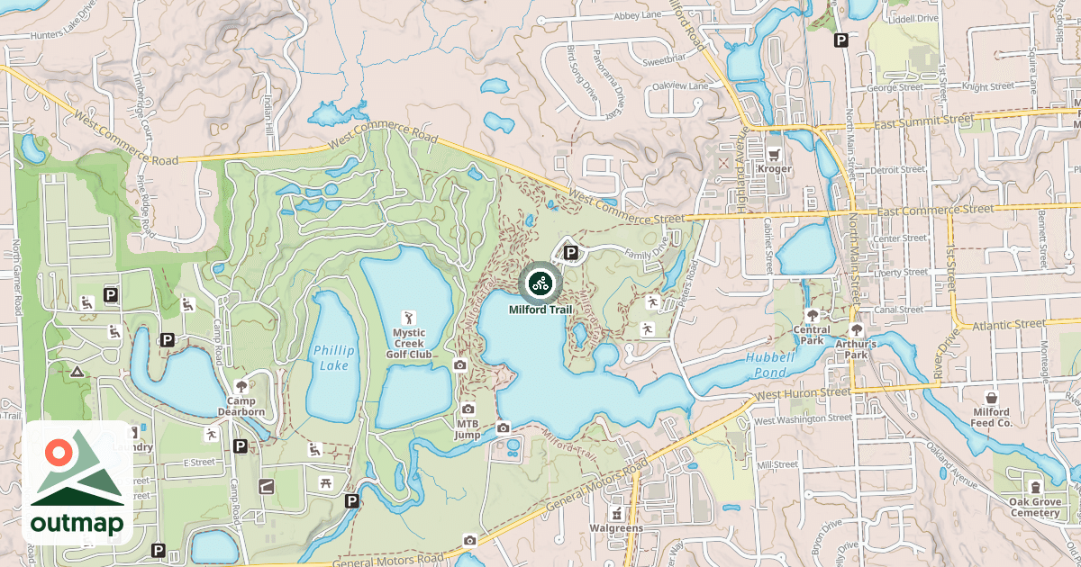 Map of Milford Trail