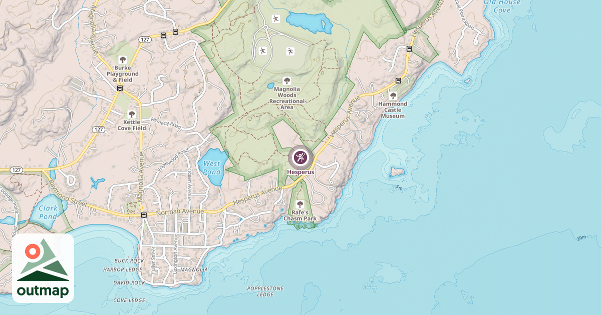 Map of Hesperus