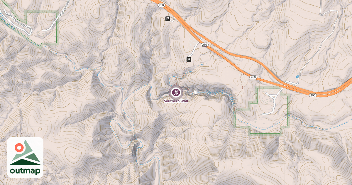 Map of Southern Wall
