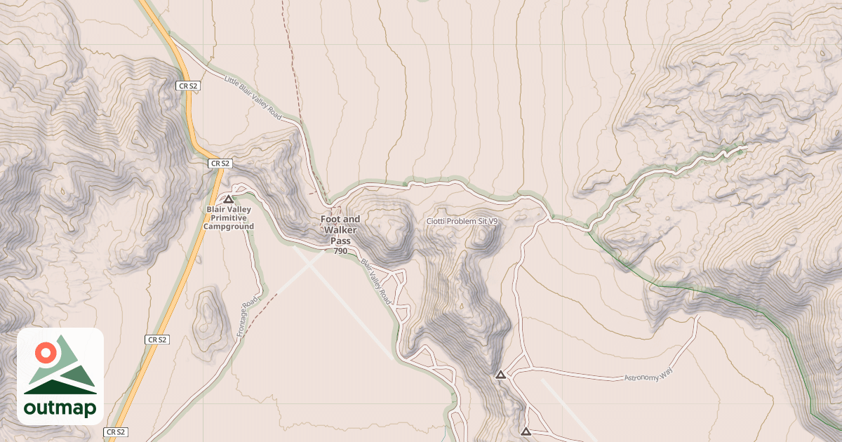 Map of Ciotti Problem Sit