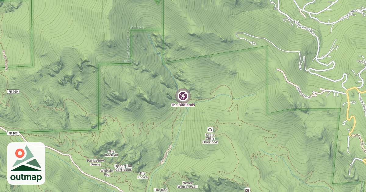 Map of The Badlands