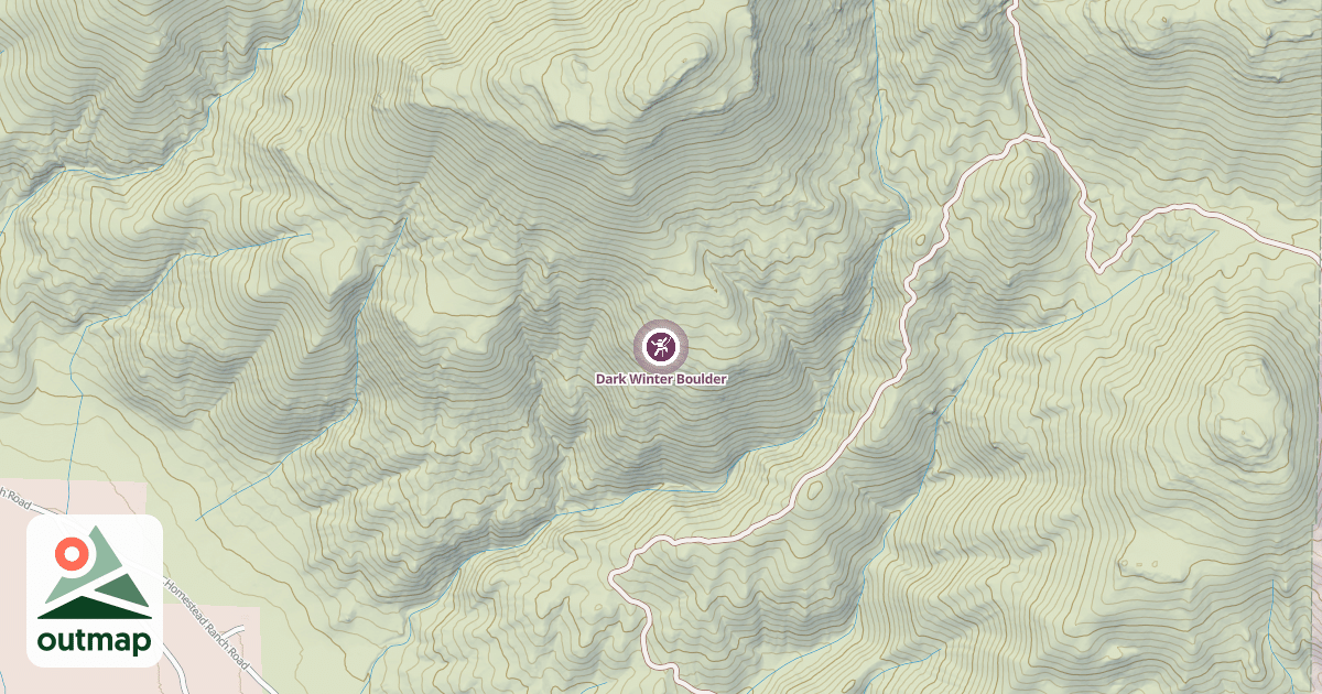 Map of Dark Winter Boulder