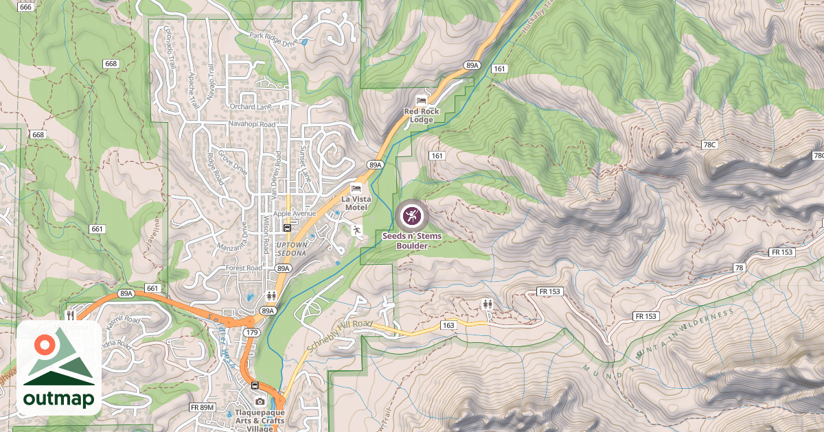 Map of Seeds n' Stems Boulder