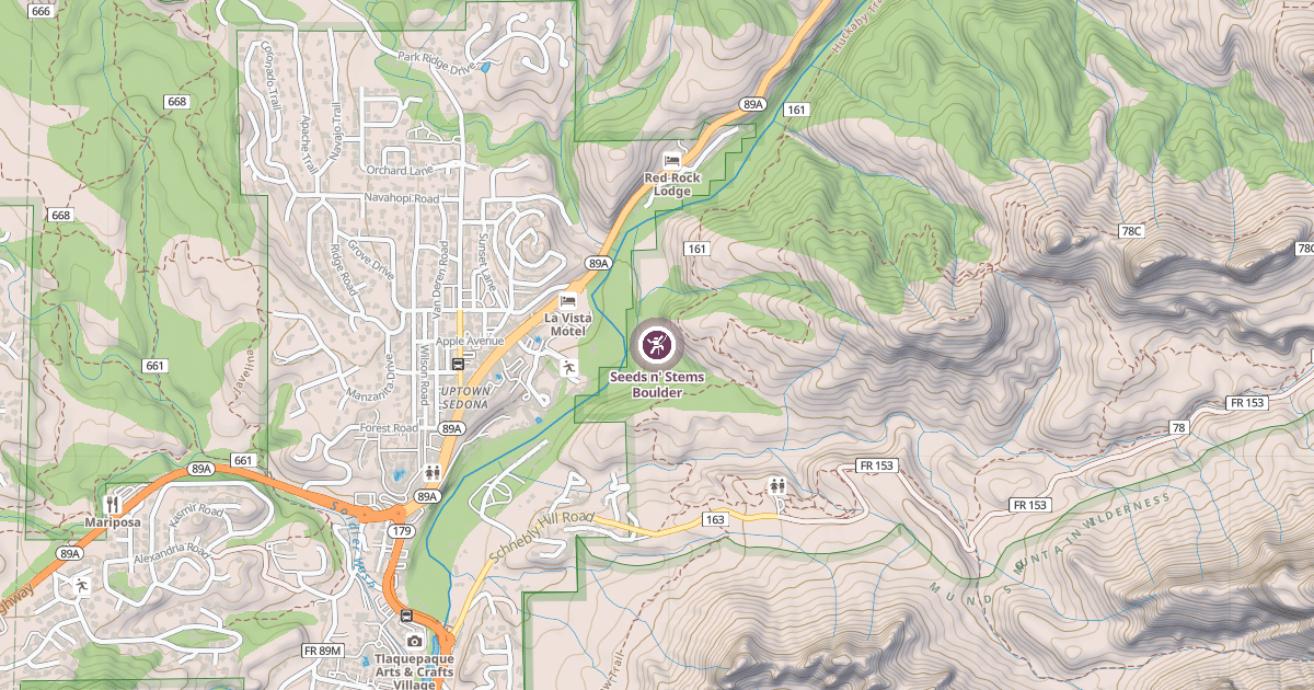 Map preview of Seeds n' Stems Boulder