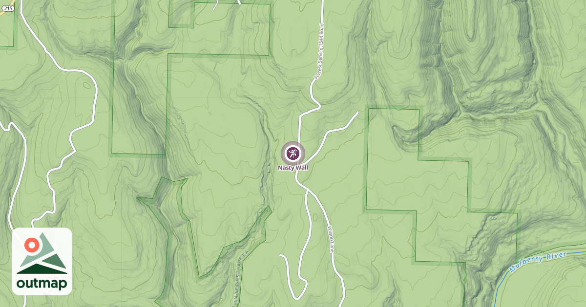 Map of Nasty Wall