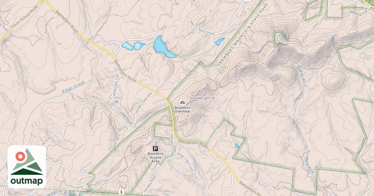 Map of Shoulder Jam