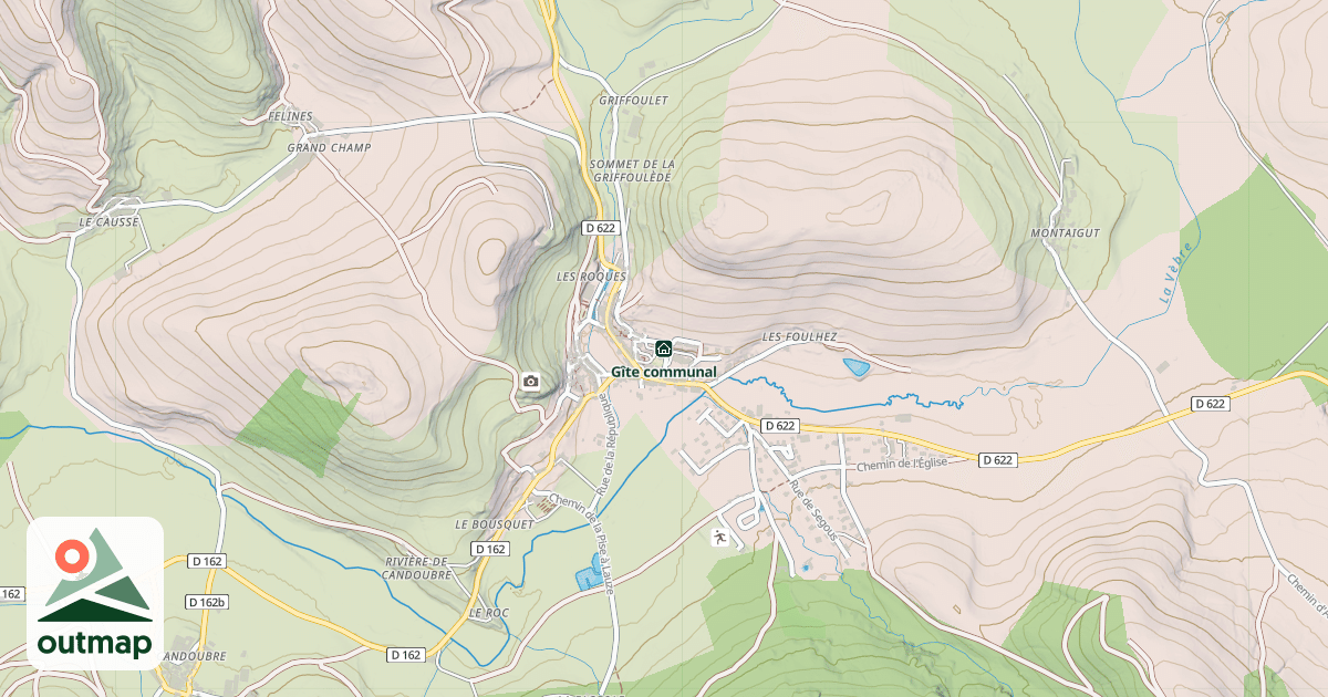 Map of Gîte communal