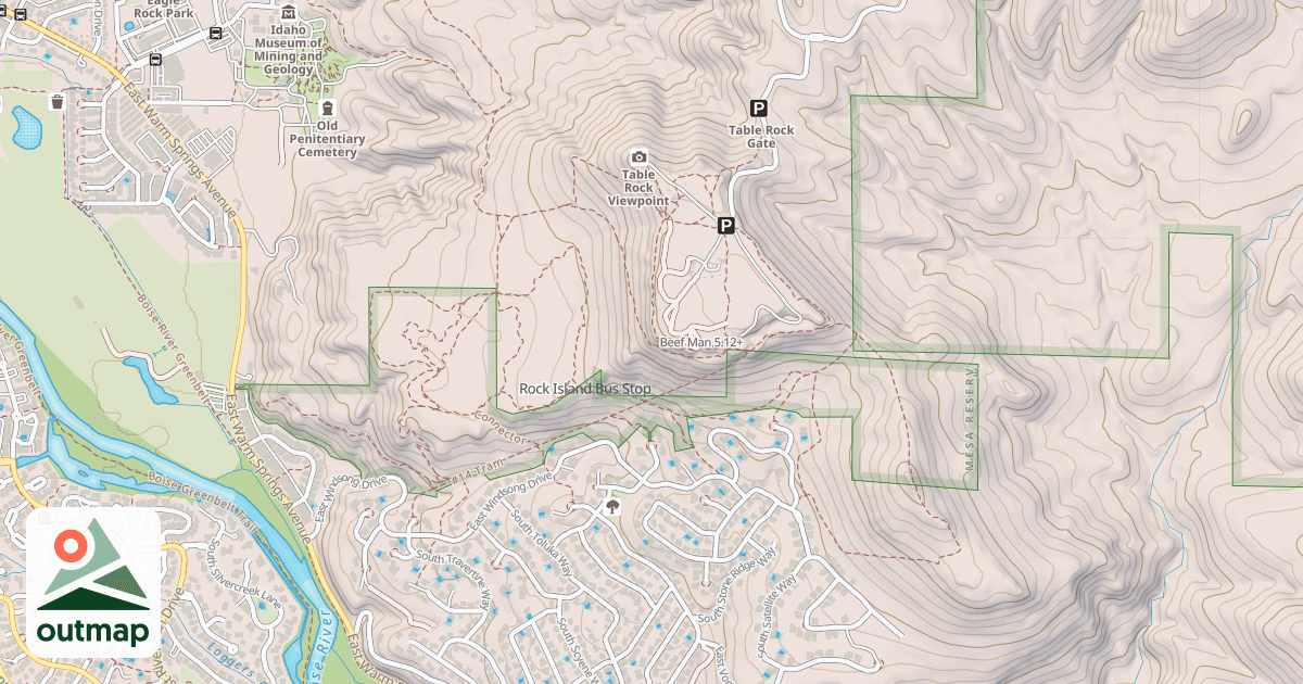 Map of Beef Man