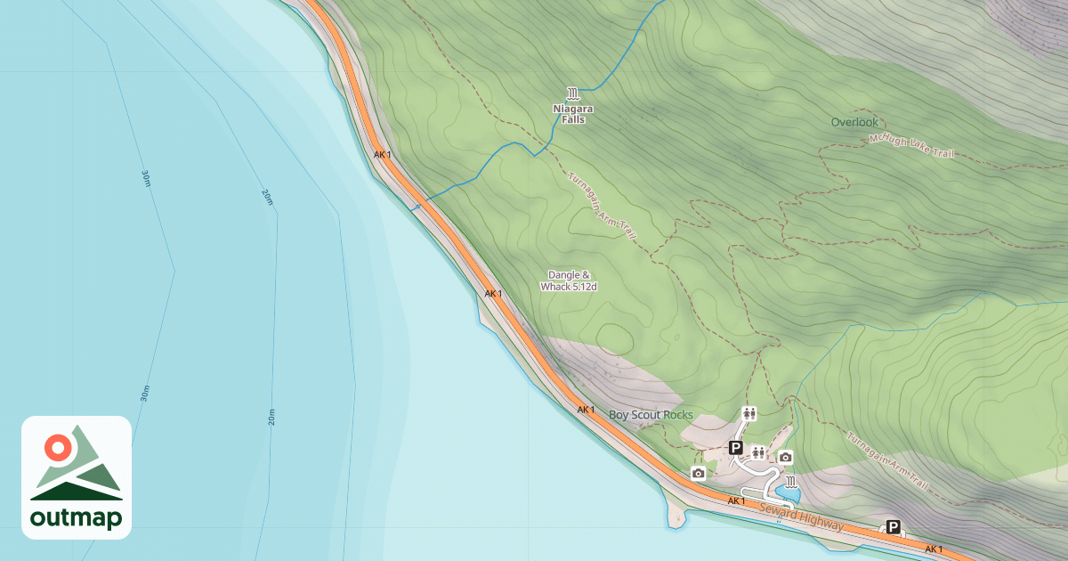 Map of Dangle & Whack
