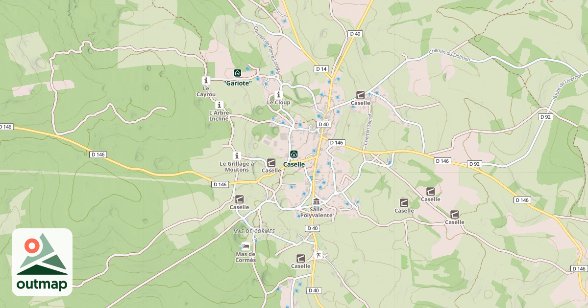 Map of Caselle