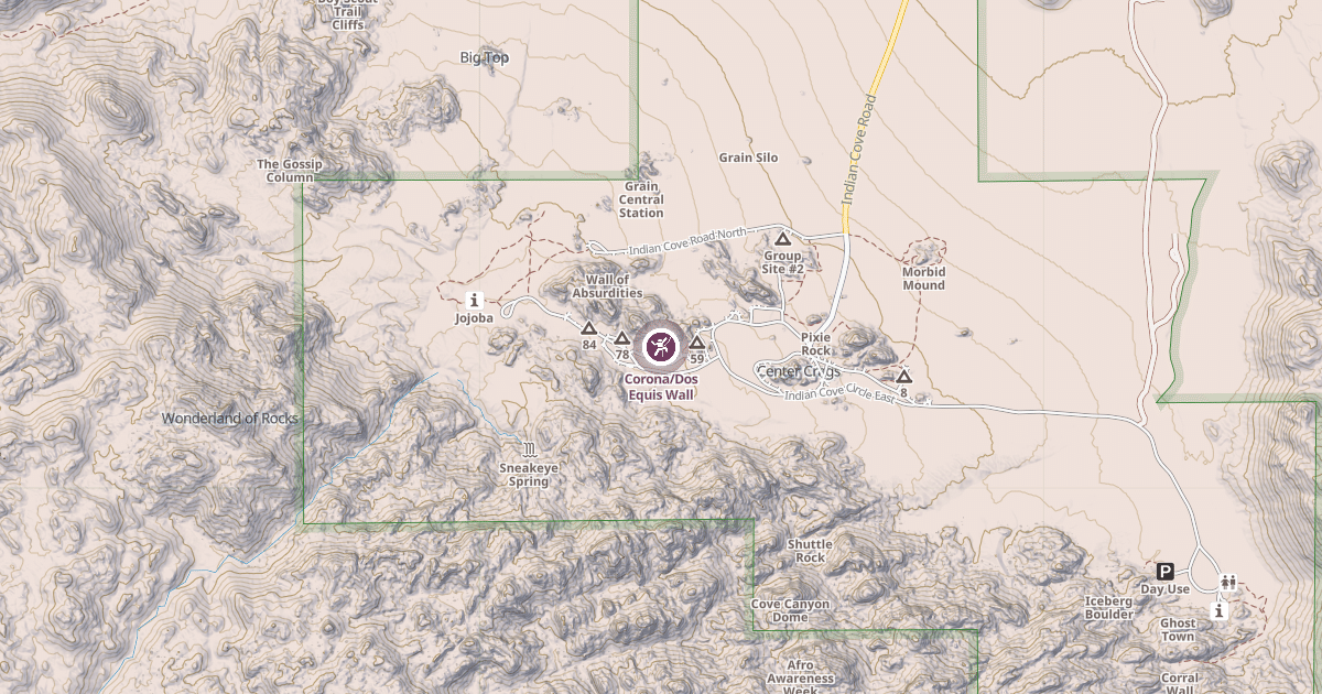 Map preview of Corona/Dos Equis Wall