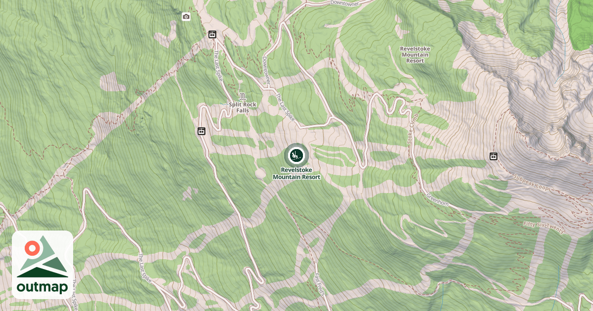 Map of Revelstoke Mountain Resort