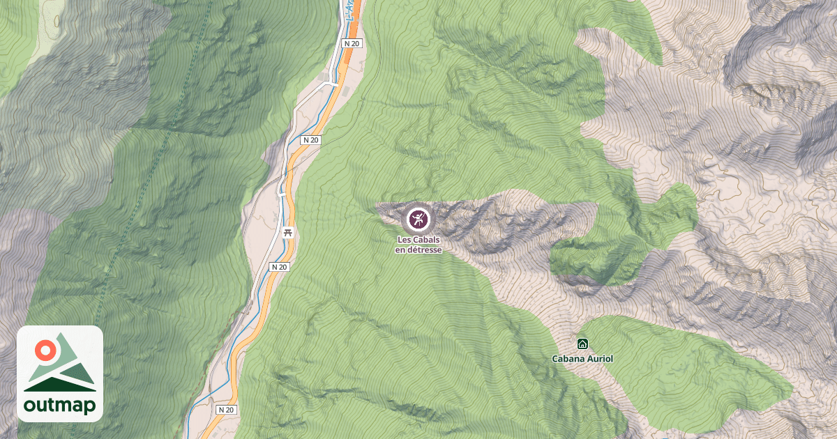 Map of Les Cabals en détresse