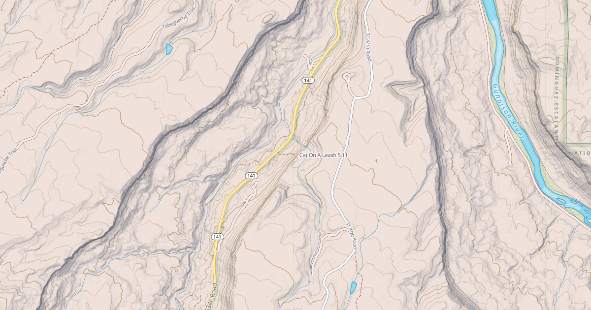 Map preview of Cat On A Leash