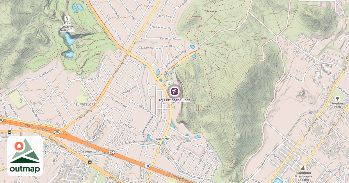 Map of (c) Left of the Roof