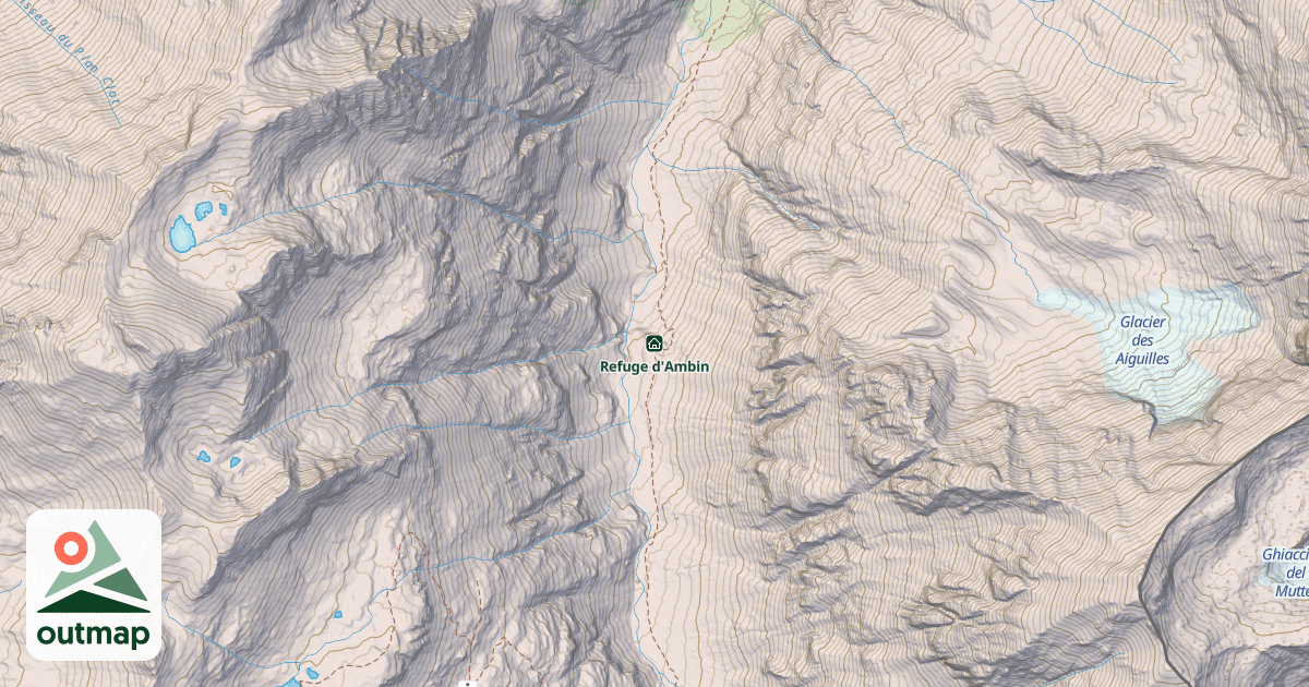Map of Refuge d'Ambin