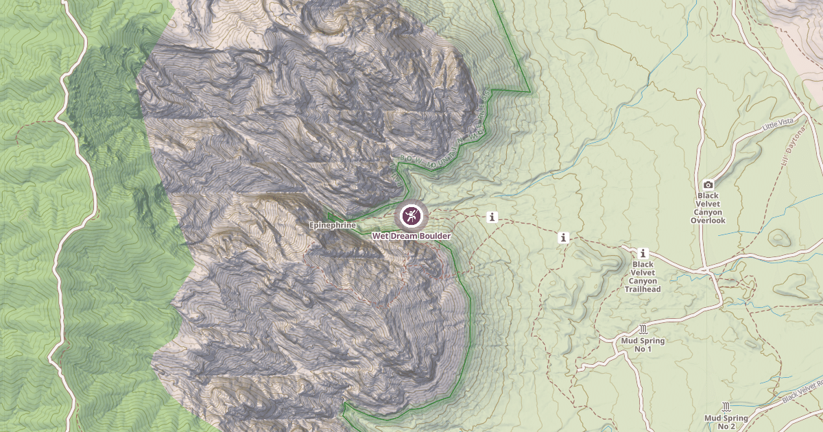 Map preview of Wet Dream Boulder