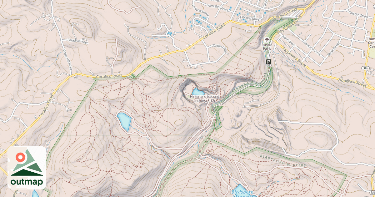 Map of Hinterland (second anchors)
