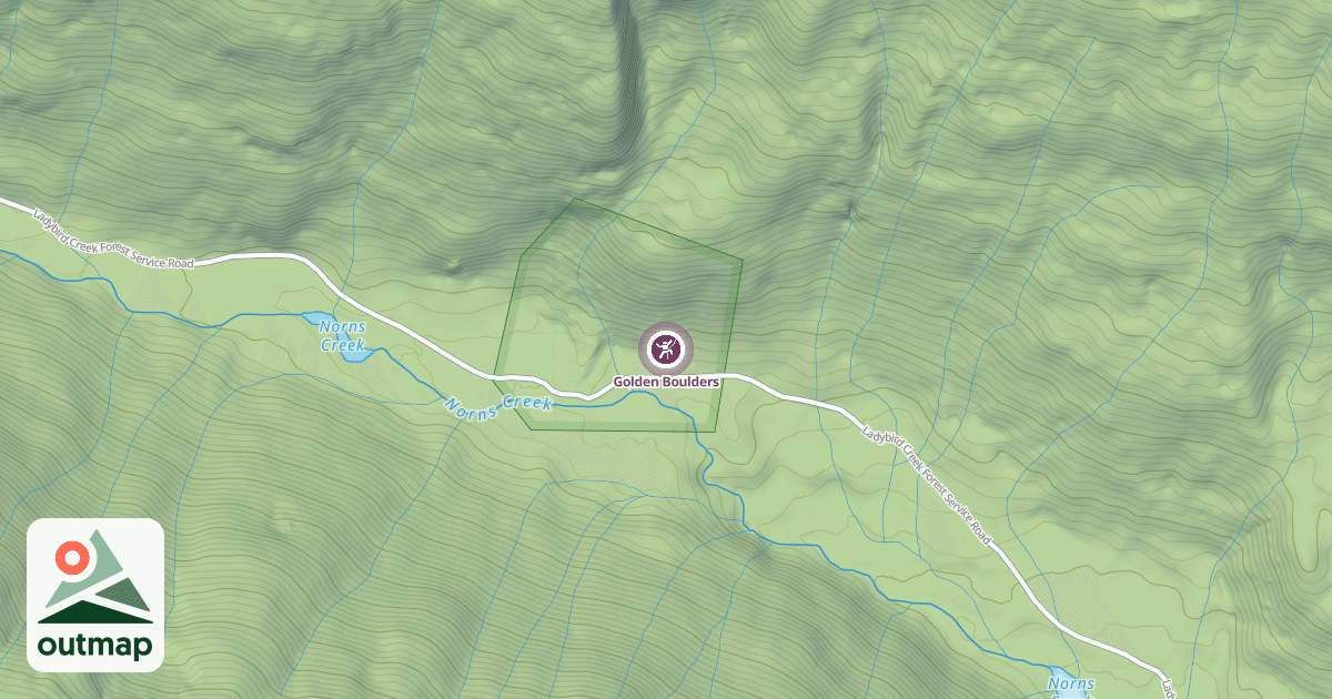 Map of Golden Boulders