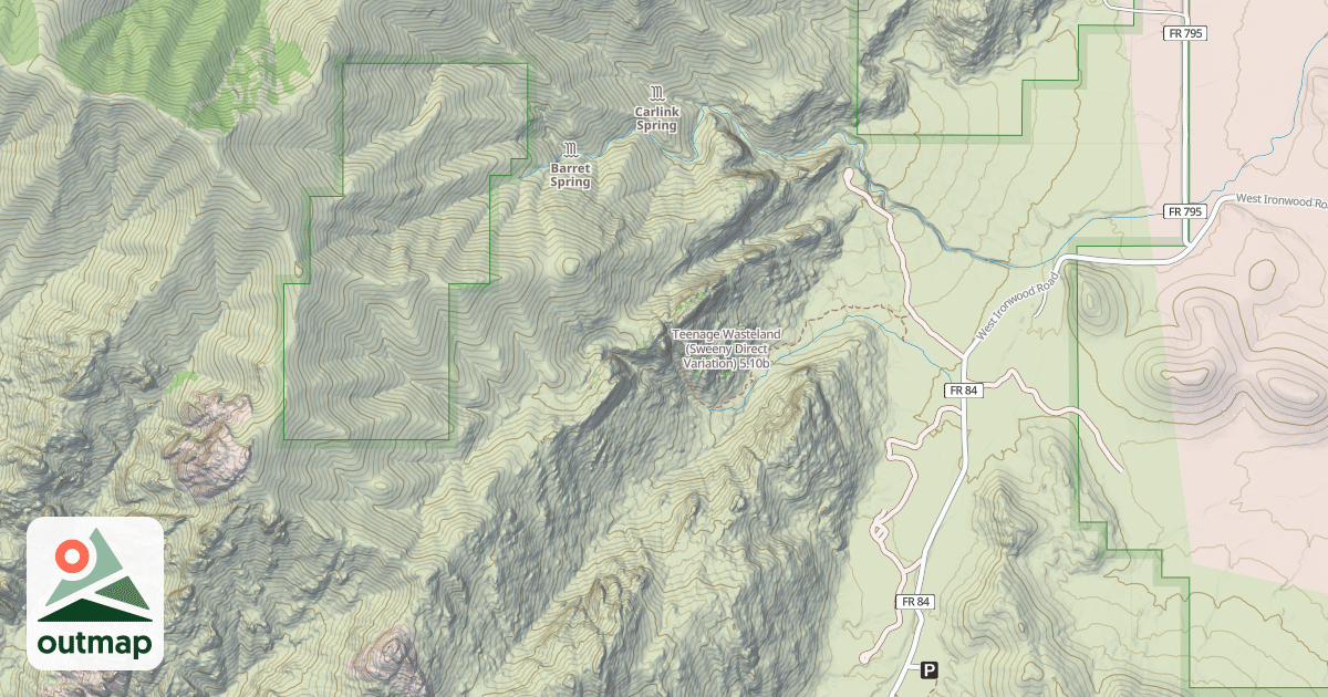 Map of Teenage Wasteland (Sweeny Direct Variation)
