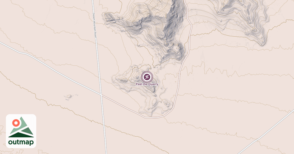 Map of Past the Quarry