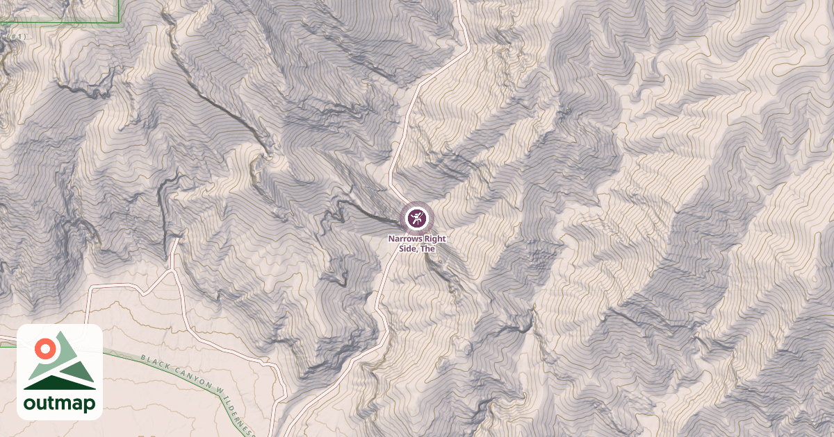 Map of Narrows Right Side, The