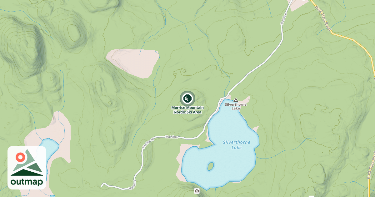 Map of Morrice Mountain Nordic Ski Area