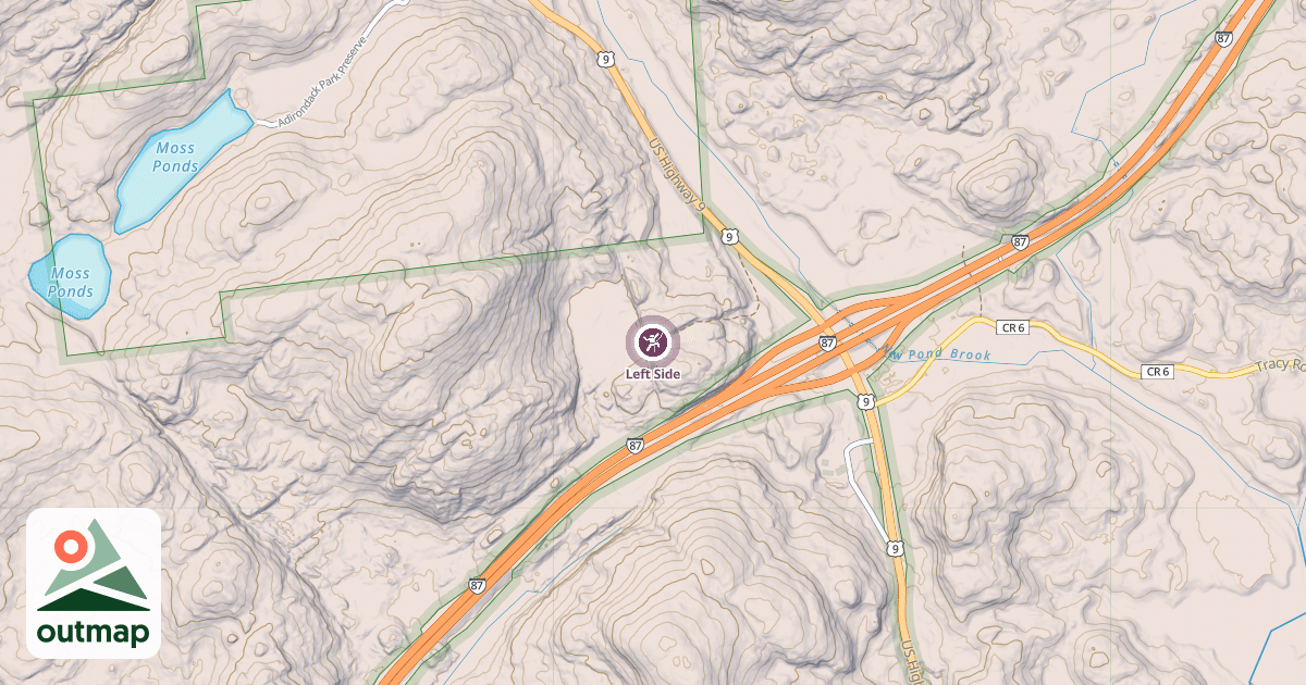 Map of Left Side