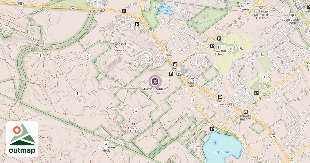 Map of Turtle Boulders