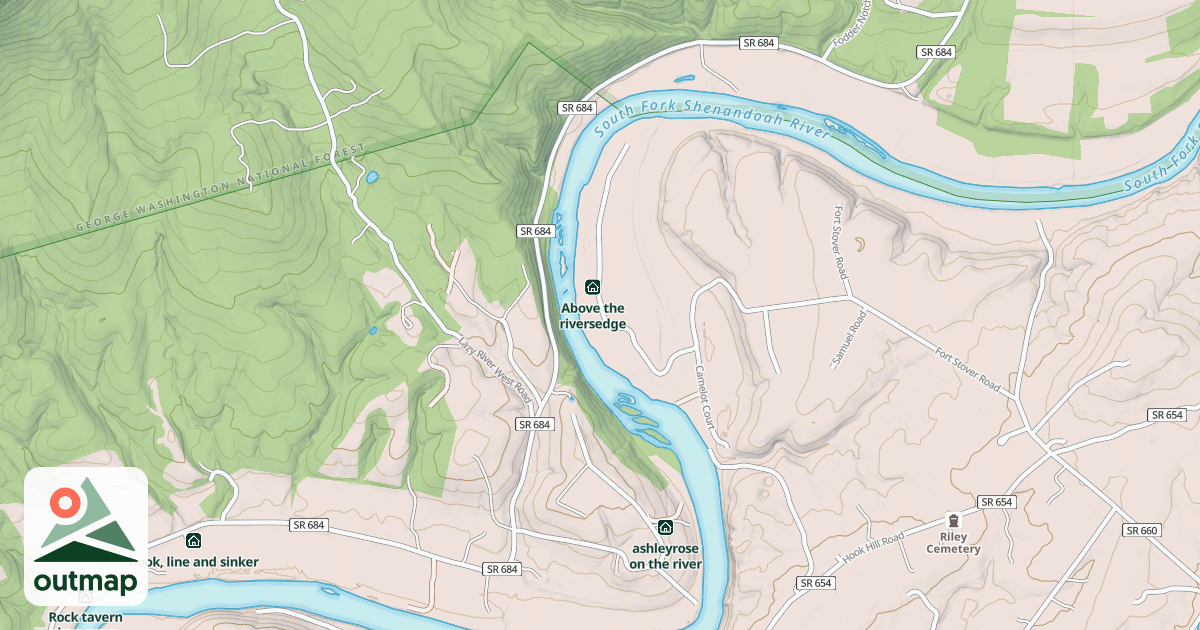 Map of The jive/ the shuck