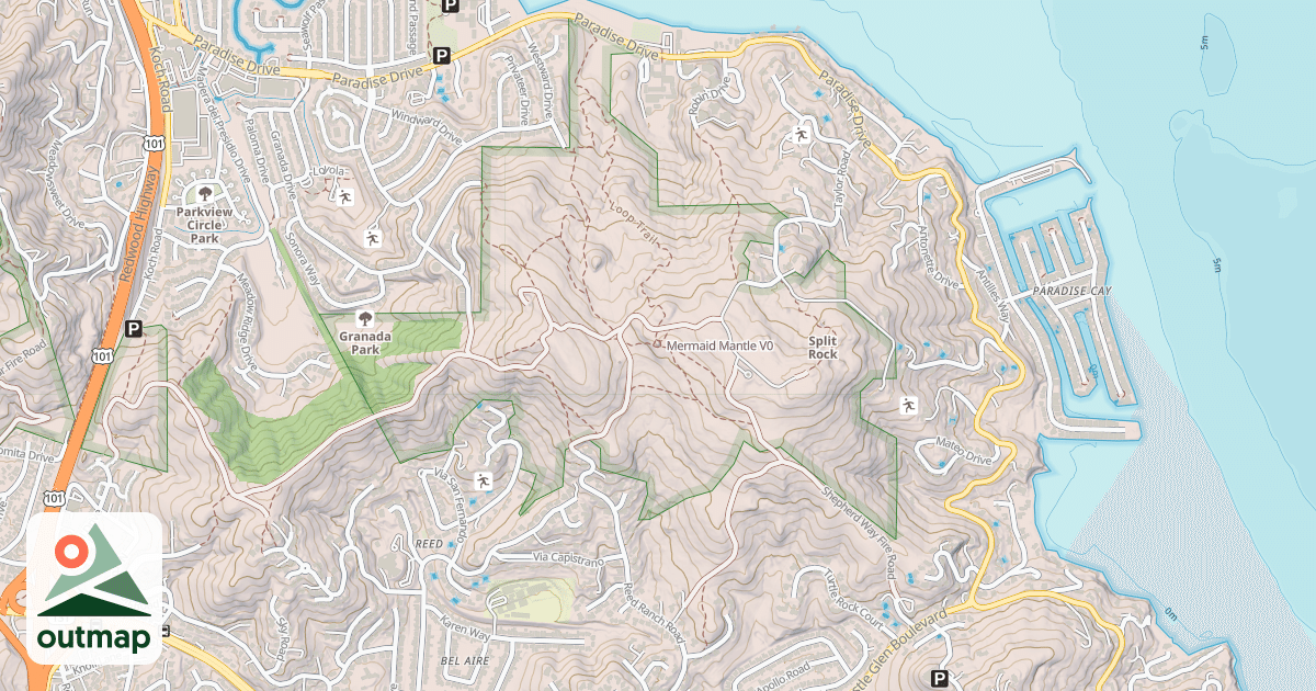 Map of Mermaid Mantle