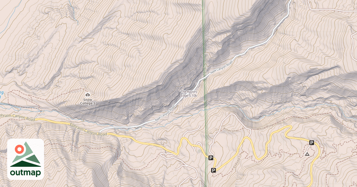 Map of The Razors Edge