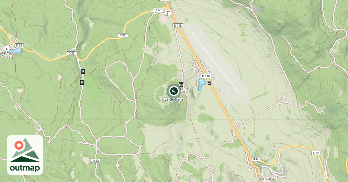 Map of La Quillane