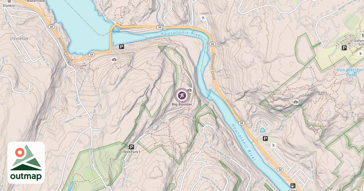 Map of Big Boulder