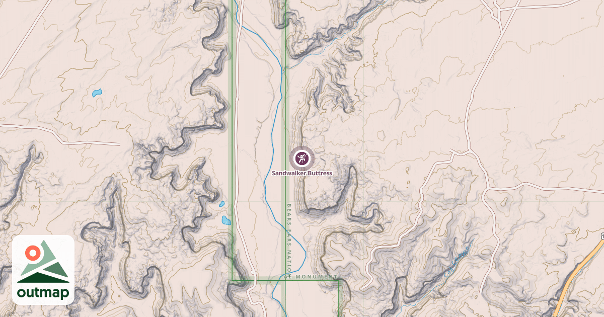 Map of Sandwalker Buttress