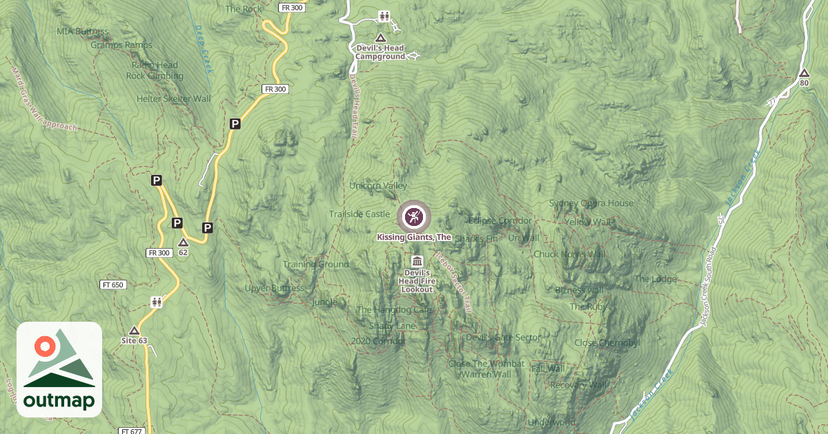 Map of Kissing Giants, The