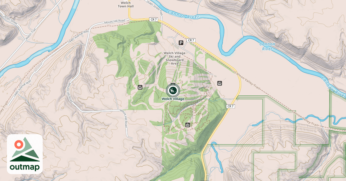 Map of Welch Village