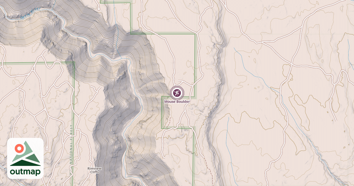 Map of Mouse Boulder