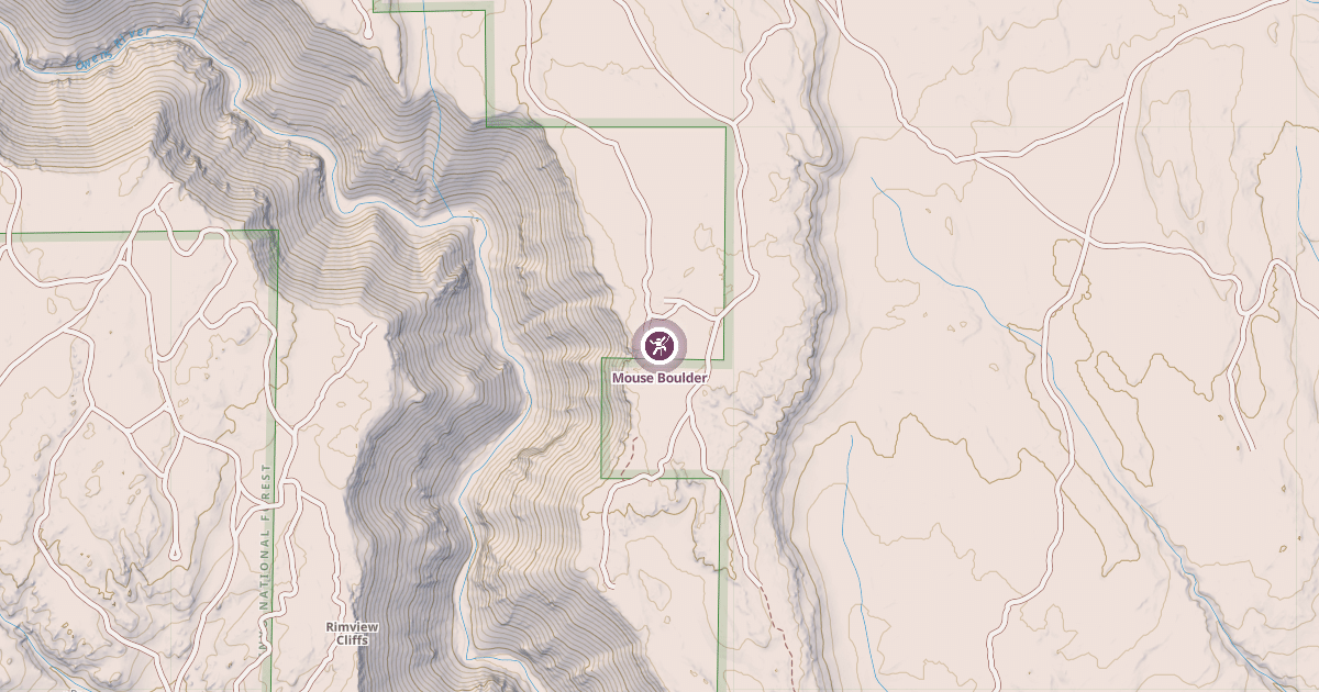 Map preview of Mouse Boulder