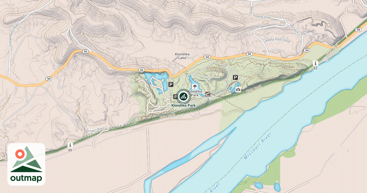 Map of Klondike Park