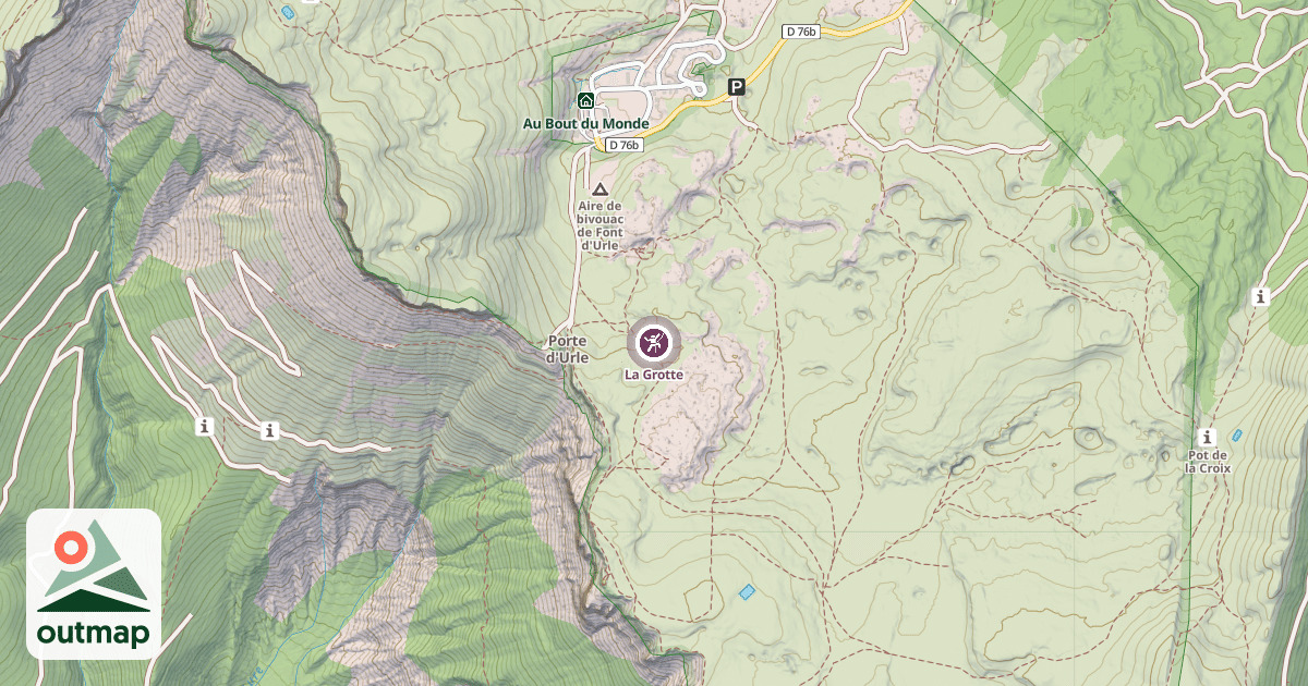 Map of La Grotte
