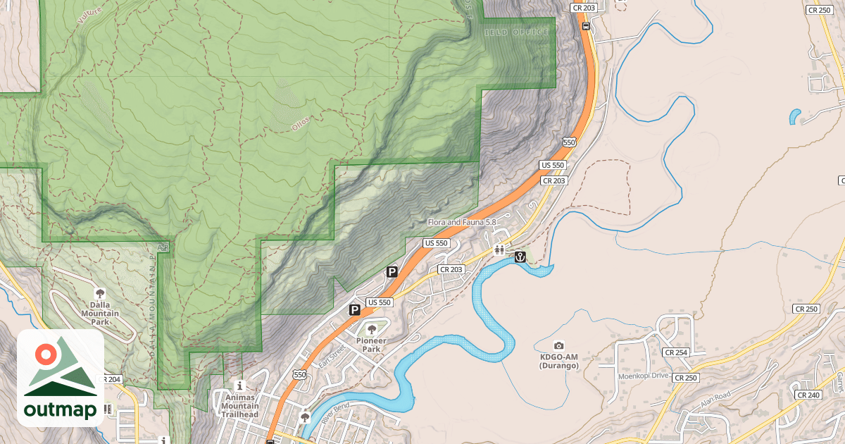 Map of Flora and Fauna