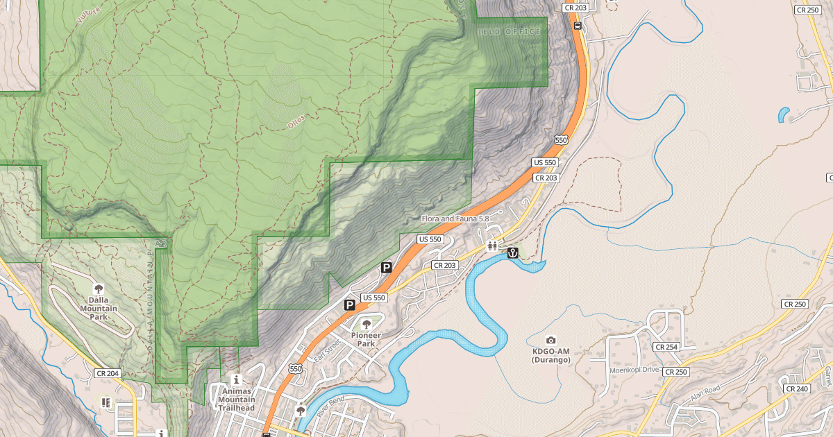 Map preview of Flora and Fauna