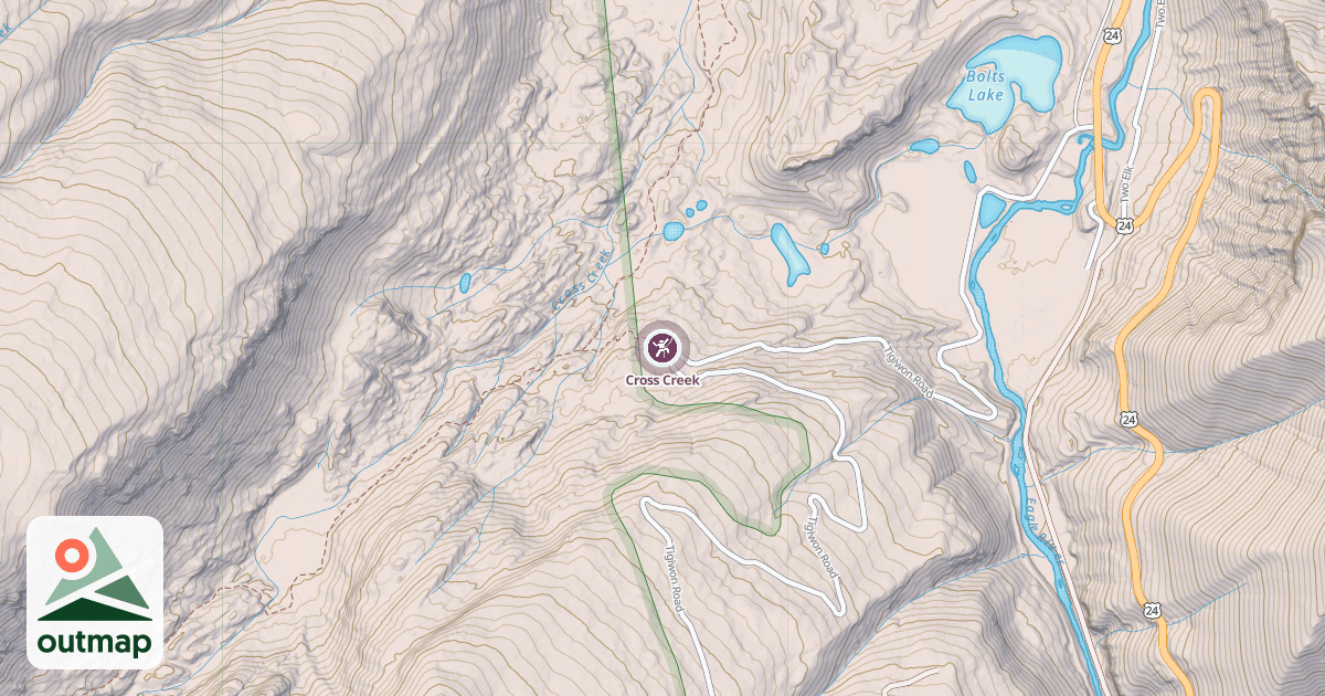 Map of Cross Creek