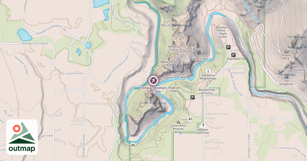 Map of Christian Brothers - East Side