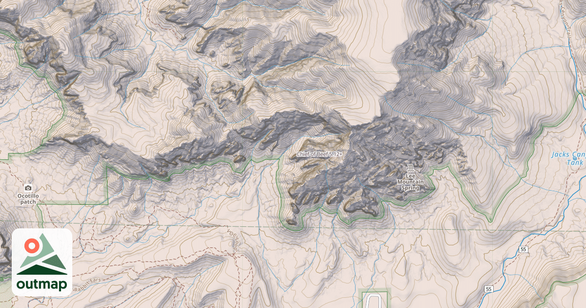 Map of Chief of Beef