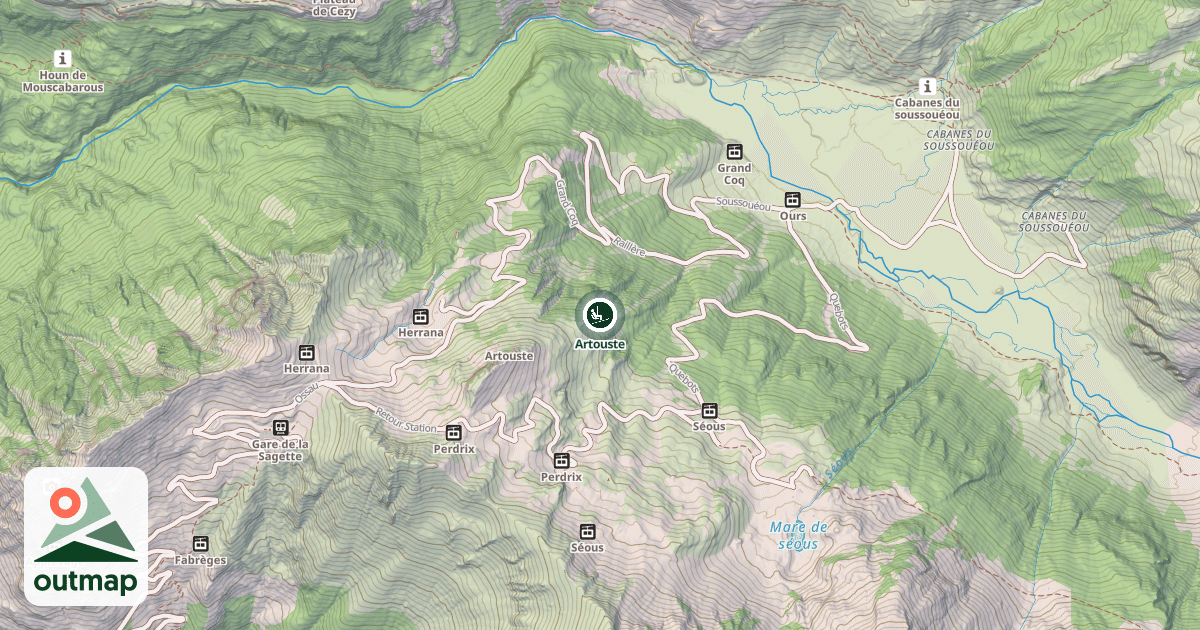 Map of Artouste