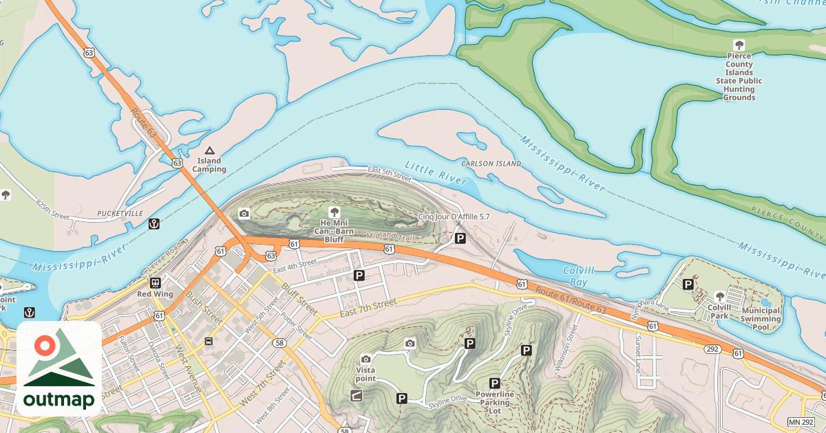 Map of Cinq Jour D'Affille