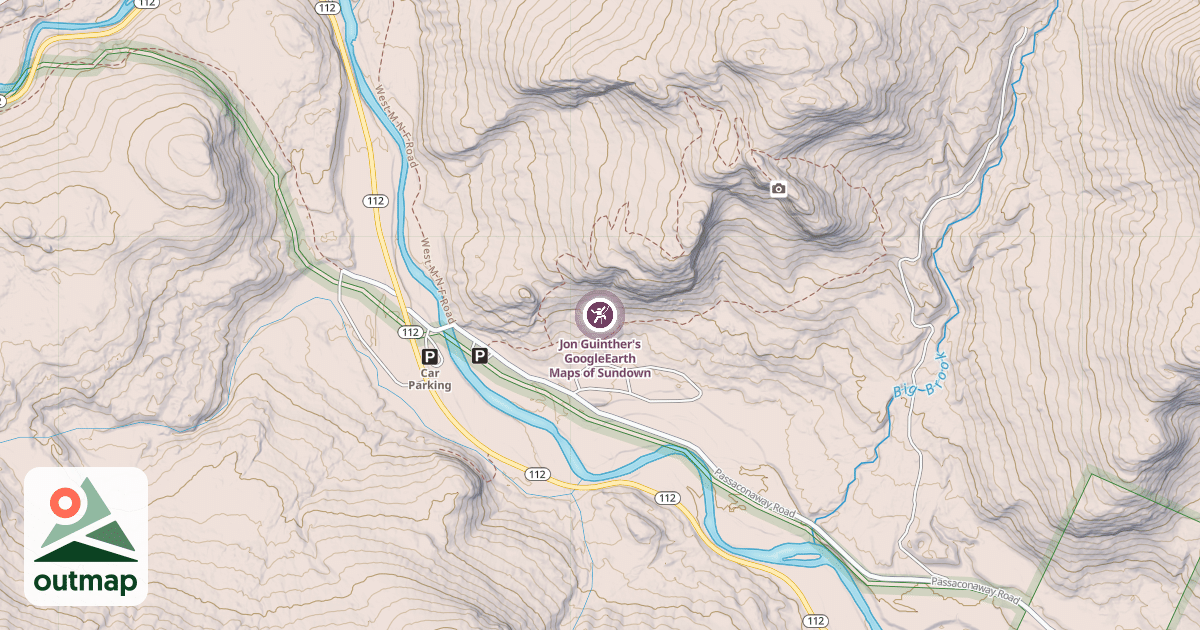 Map of Jon Guinther's GoogleEarth Maps of Sundown